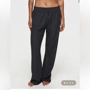 OV CloudKnit Wide-Leg Lounge Pants in Charcoal